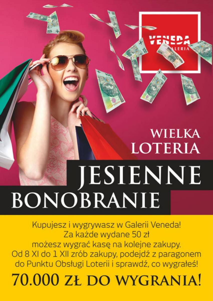Veneda rozdaje bony na zakupy. Czeka 70 tysięcy złotych!
