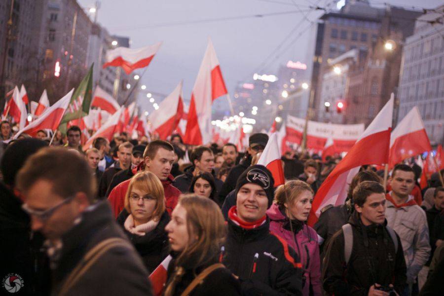 Łomżyniacy na Marszu Niepodległości. Mieliśmy swój akcent! [VIDEO i FOTO]