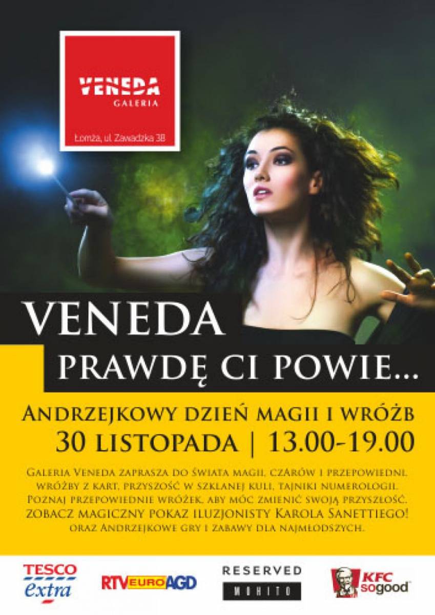 Andrzejki pełne czarów i pachnący Douglas w Venedzie [VIDEO]
