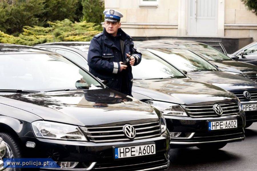 Najnowsze passaty trafią do policjantów