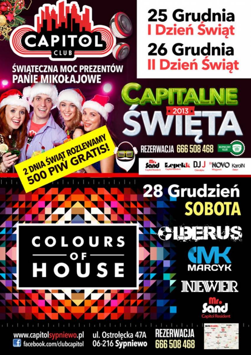 Kapitalne Święta w Clubie Capitol w Sypniewie