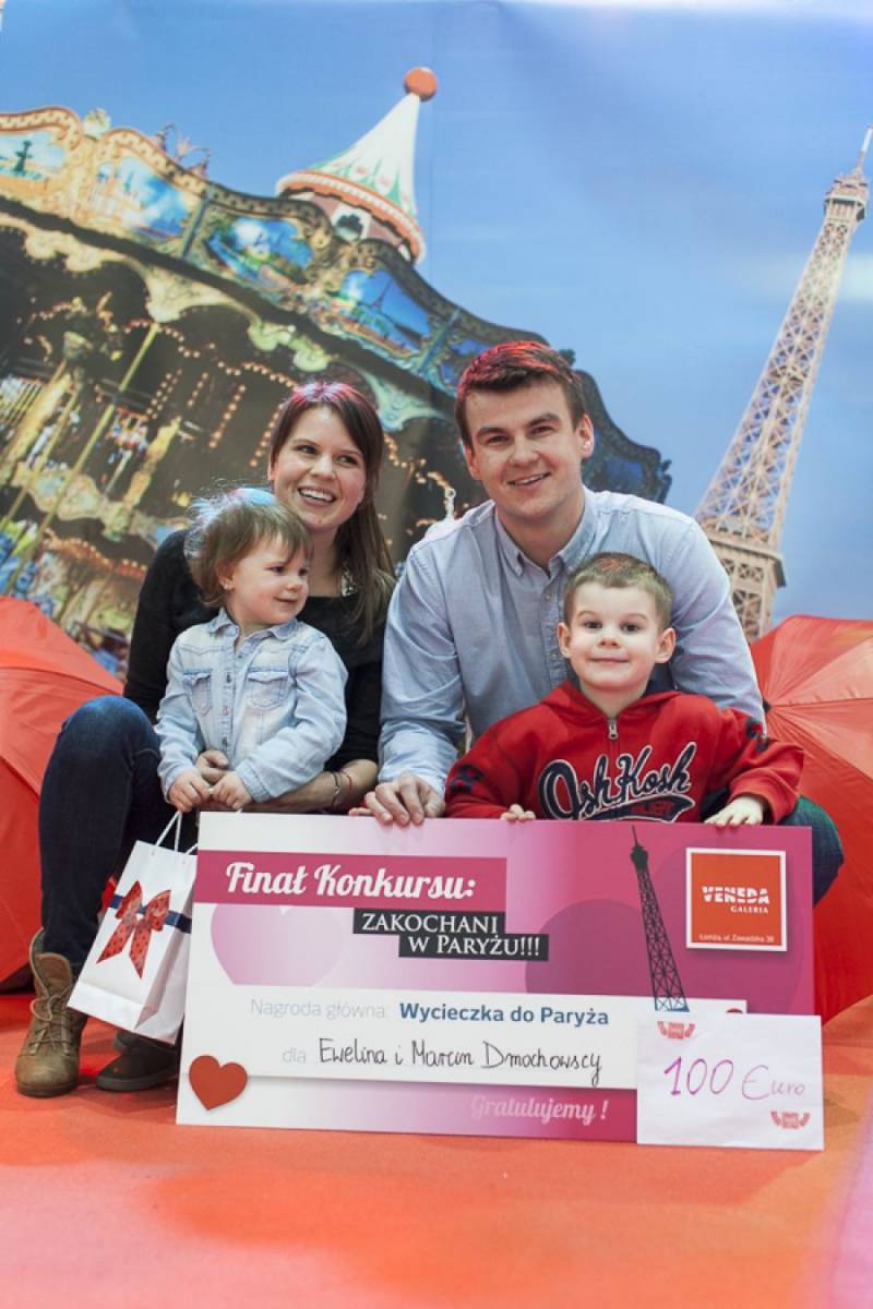 Zakochani pojadą do Paryża. Romantyczny weekend wygrało młode małżeństwo. [VIDEO i FOTO]