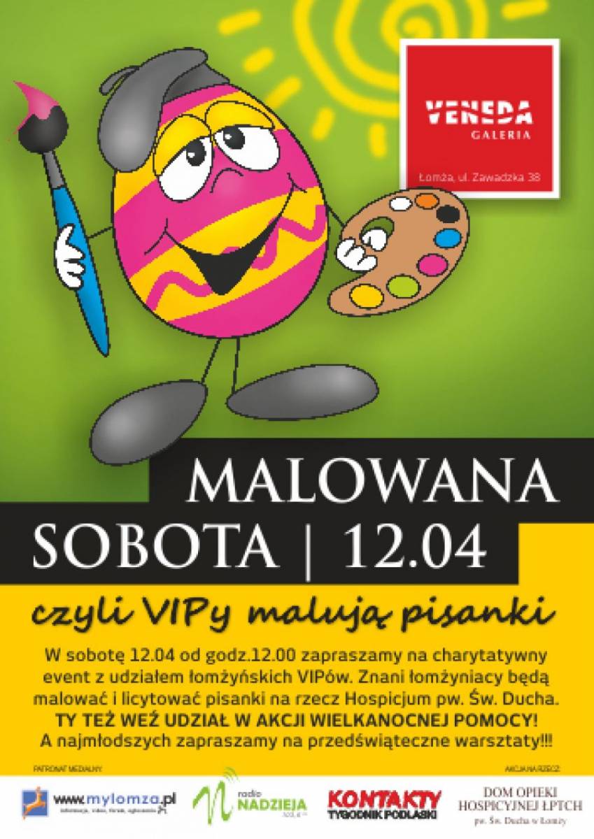 VIP-y w sobotę będą malować pisanki