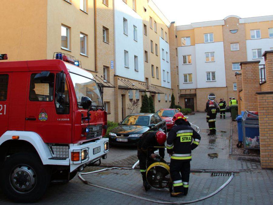 Pożar mieszkania na Księżnej Anny [FOTO]