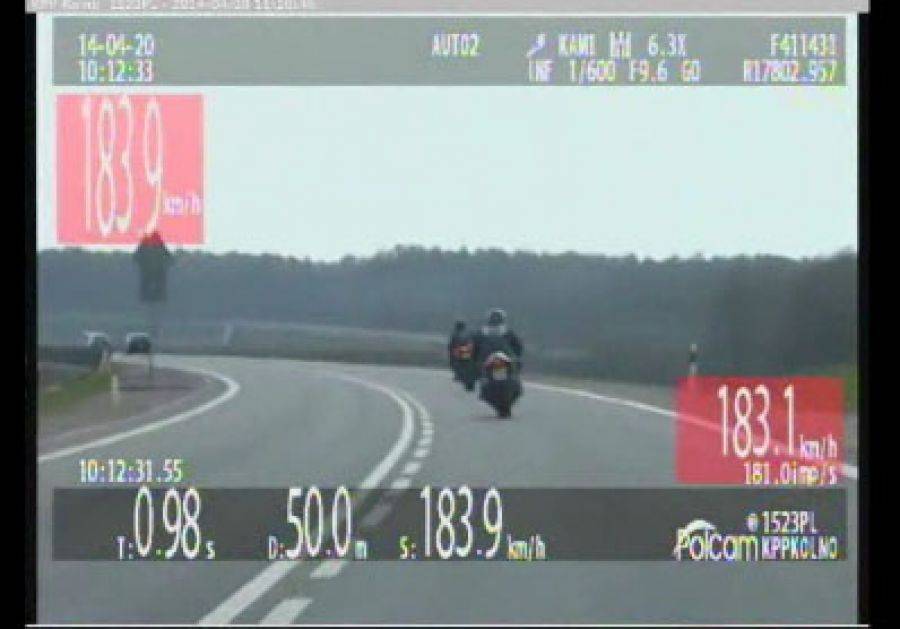 Przekroczyli prędkość o sto kilometrów. Ojciec z synem ukarani. [VIDEO]