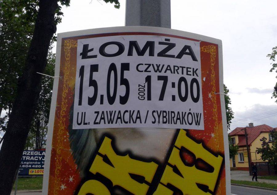 Mamy nową ulicę? Plakatowa wpadka.