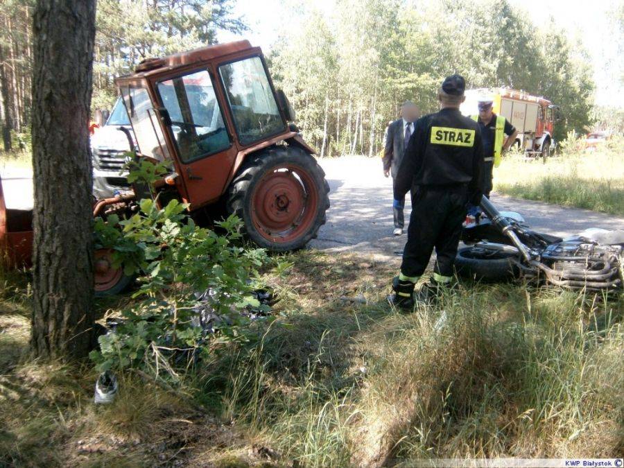 Tragiczny wypadek nastoletniego motocyklisty [FOTO]