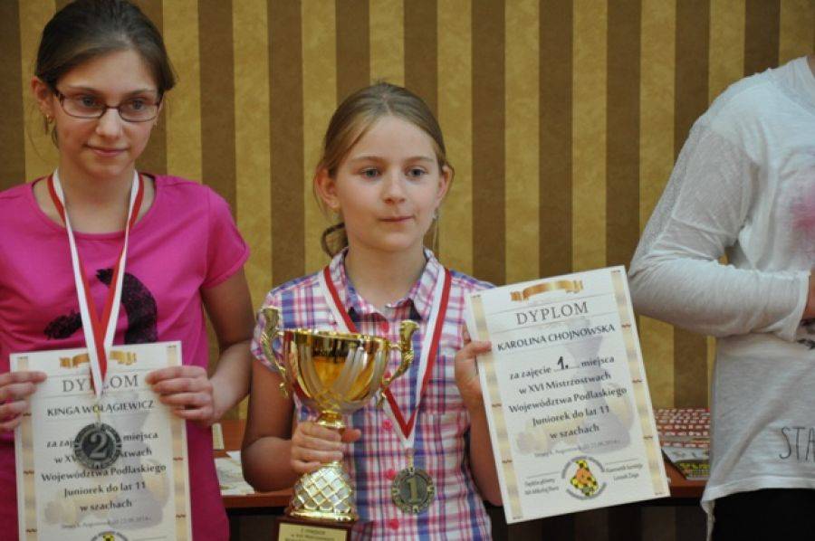 Karolina Chojnowska Mistrzynią Województwa w szachach klasycznych