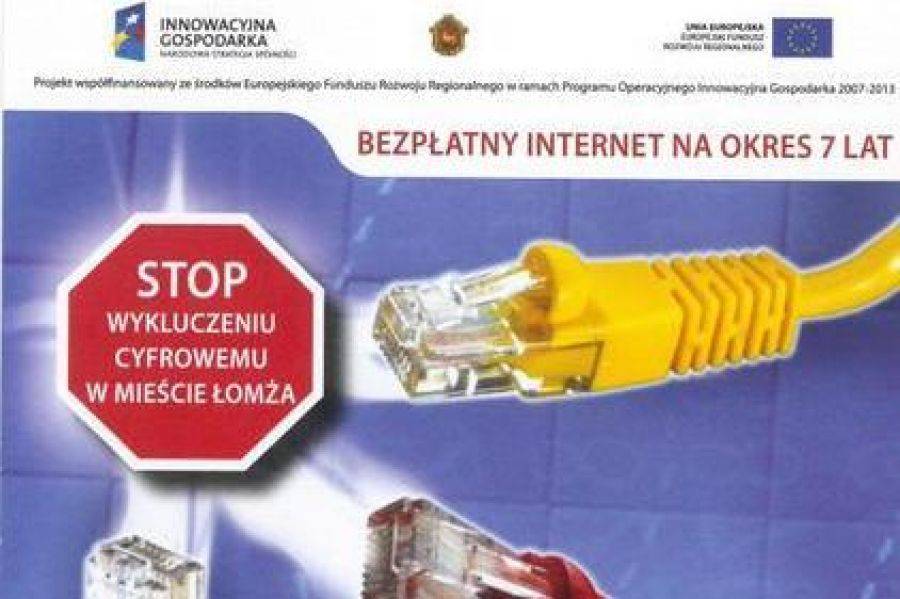 Bezpłatny internet na wyciągnięcie ręki.