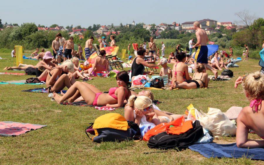 Idę na plażę, na łomżyńską plażę. [VIDEO]