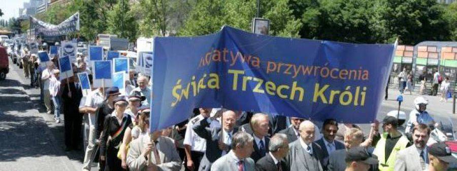 Trzech Króli wolne od pracy