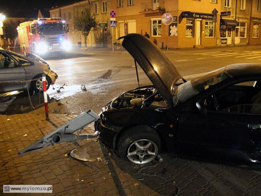 Uciekał po stłuczce. Spowodował groźny wypadek [FOTO]