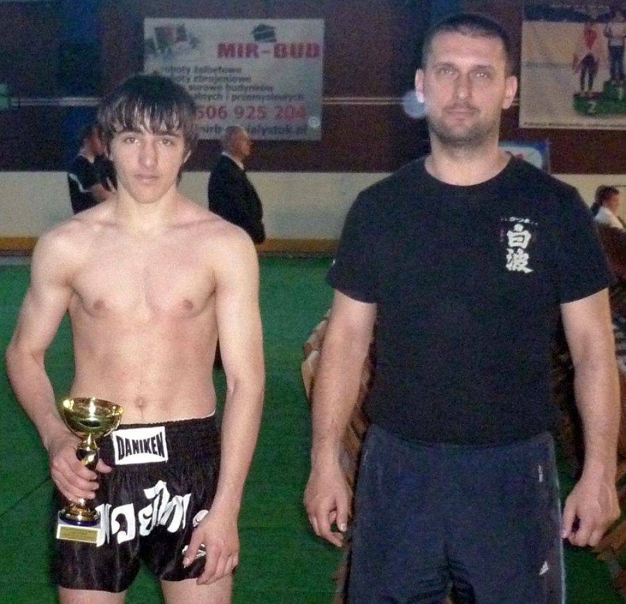 Zwycięska walka zawodnika Łomżyńskiego Klubu Karate 