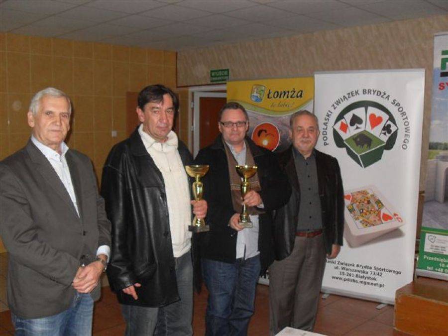 Turniej par o Puchar Prezydenta Miasta Łomża w brydżu sportowym