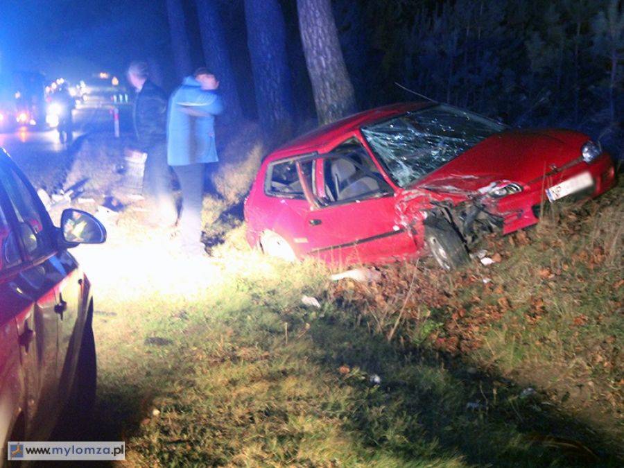 Wypadek na DK63 [FOTO]