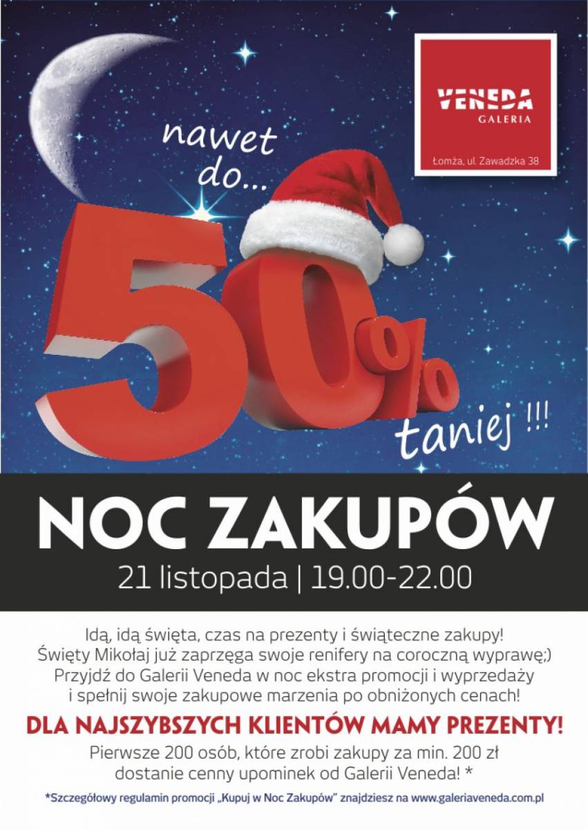 Nocne łowy w Galerii Veneda