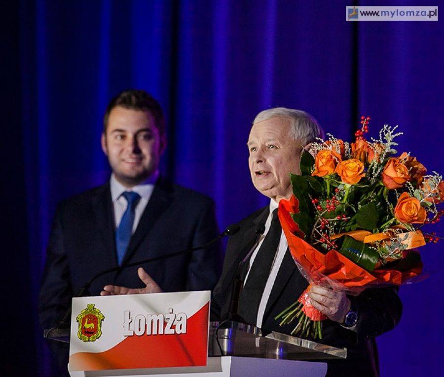 Jarosław Kaczyński wsparł kampanię Mariusza Chrzanowskiego [FOTO i VIDEO]