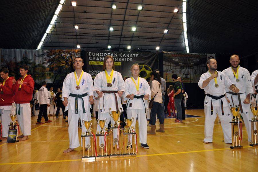 Cztery medale Pucharu Europy w karate [FOTO]