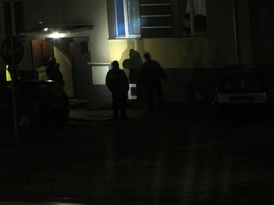 Wieczorna akcja Policji na Spokojnej