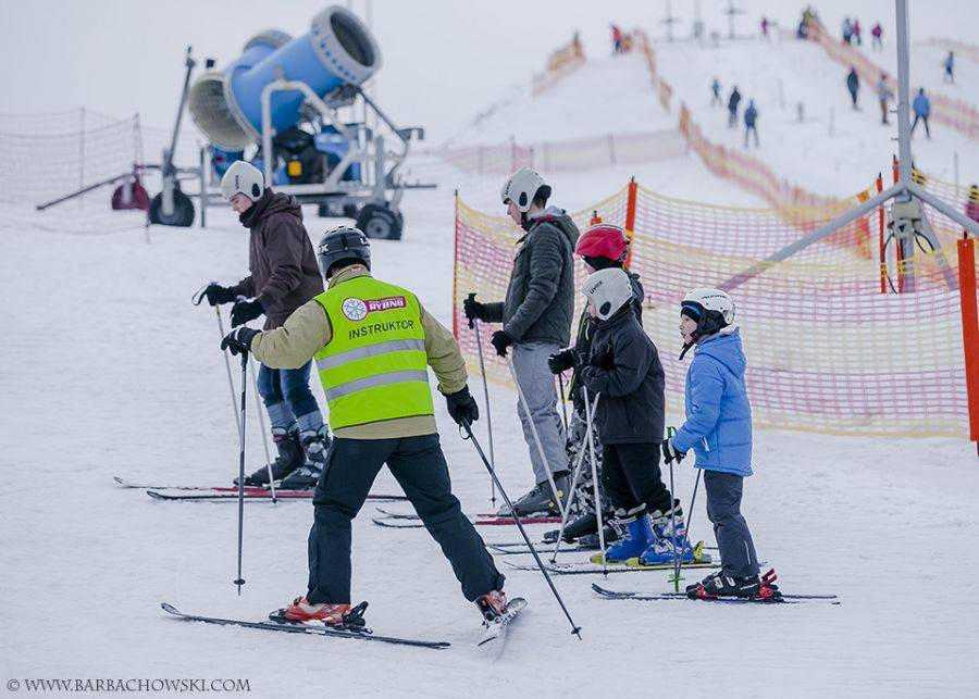 Łomżyńskie góry czyli ferie na stoku w Rybnie [VIDEO i FOTO]