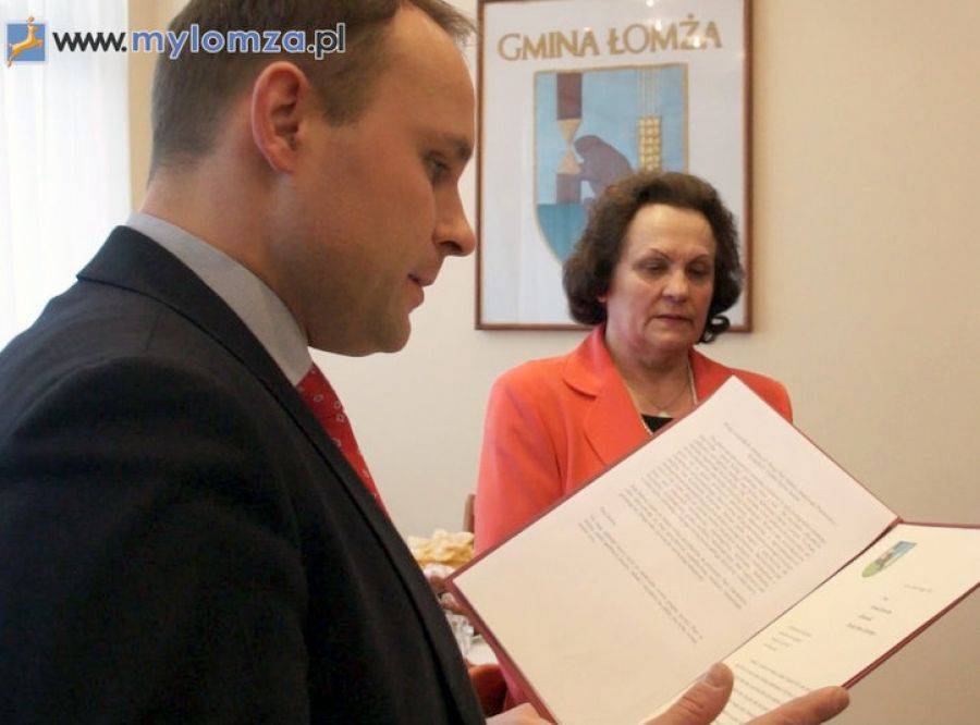 Uroczyste pożegnanie w Urzędzie Gminy Łomża [VIDEO]