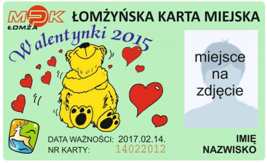 Specjalna, walentynkowa edycja elektronicznych biletów MPK