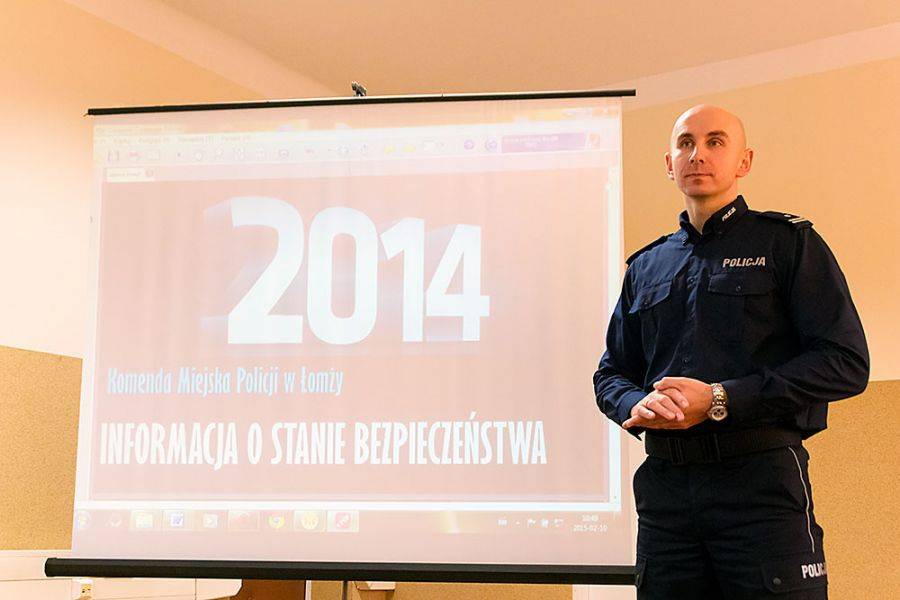 Łomżyńska Policja podsumowała 2014 rok. Komendant dziękuje swoim podwładnym [VIDEO i FOTO]