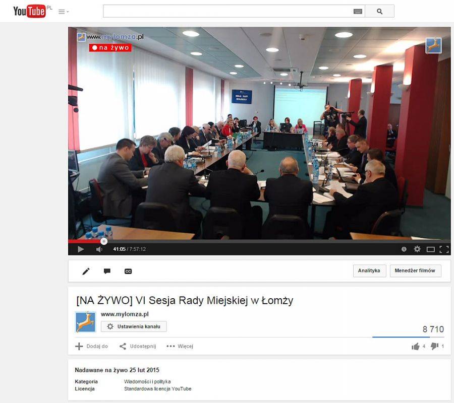Transmisje z sesji Rady Miejskiej biją rekordy oglądalności