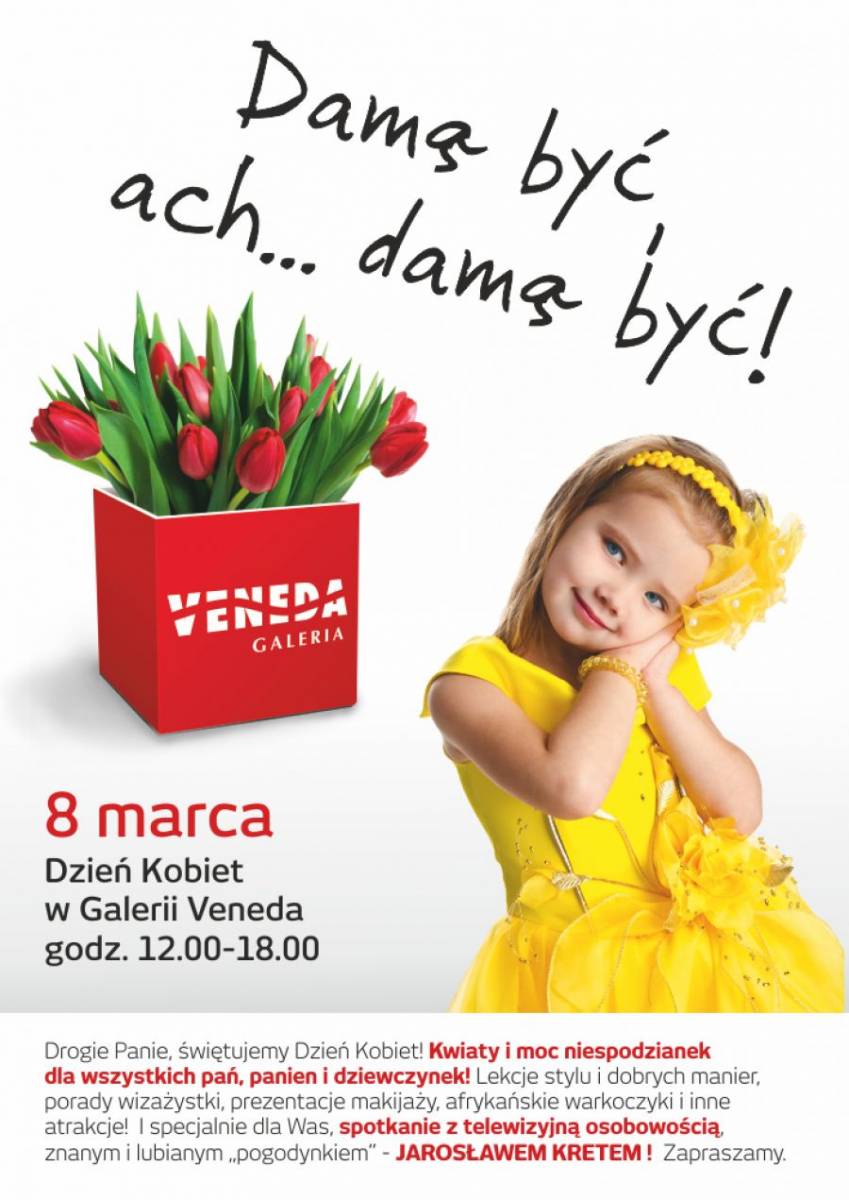 Wiersze, kwiaty, lekcje stylu, czyli jak spędzić święto płci pięknej - opowie w Galerii Veneda preze