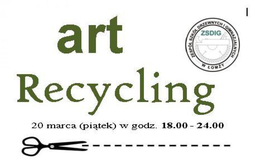 Warsztaty artRecyclingu w Zespole Szkół Drzewnych i Gimnazjalnych w Łomży