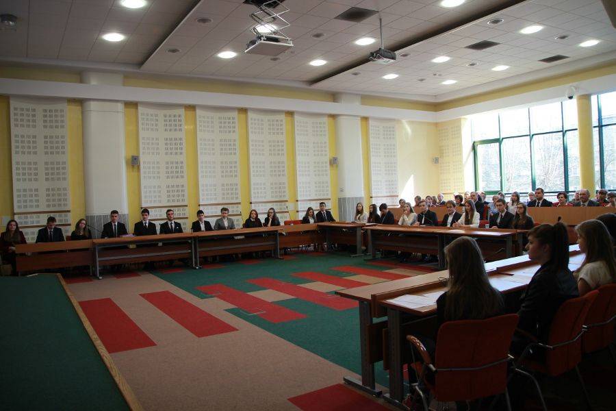 Inauguracja obrad Młodzieżowego Sejmiku Województwa Podlaskiego