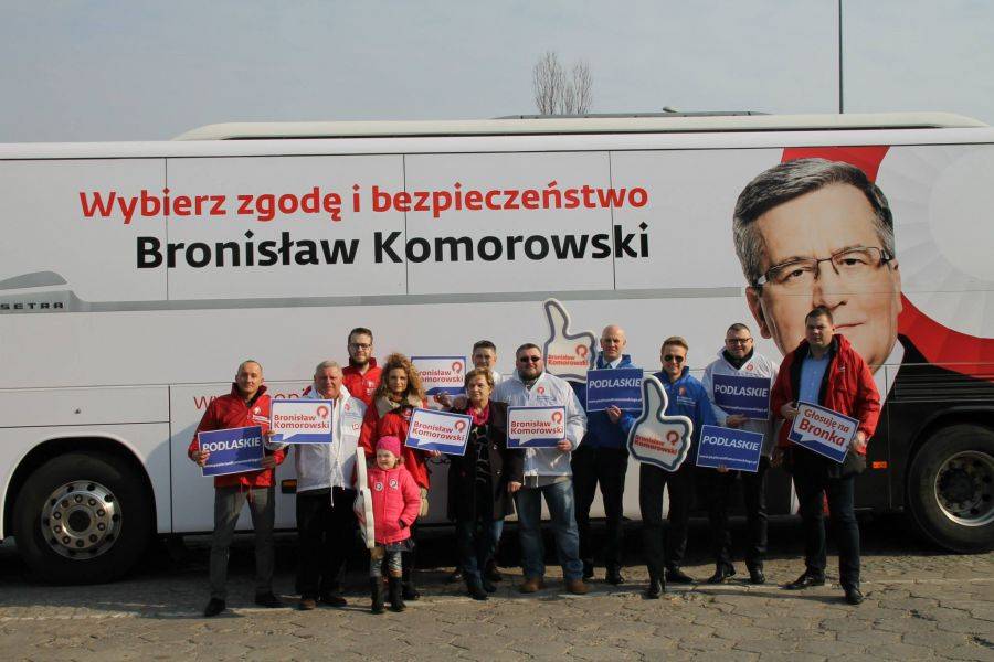 Bronkobus zajechał wczoraj do Łomży