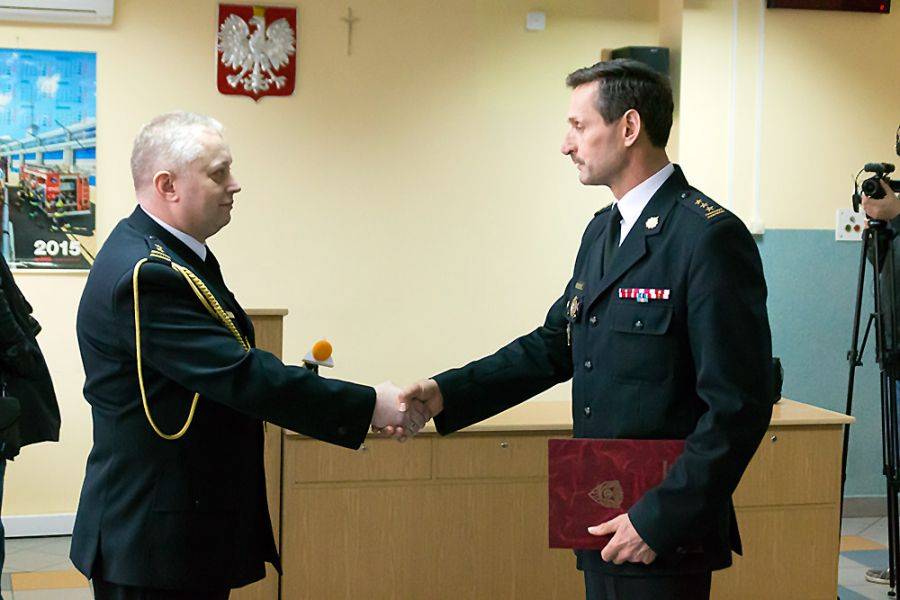 Nowy komendant Straży Pożarnej objął stanowisko [FOTO i VIDEO]