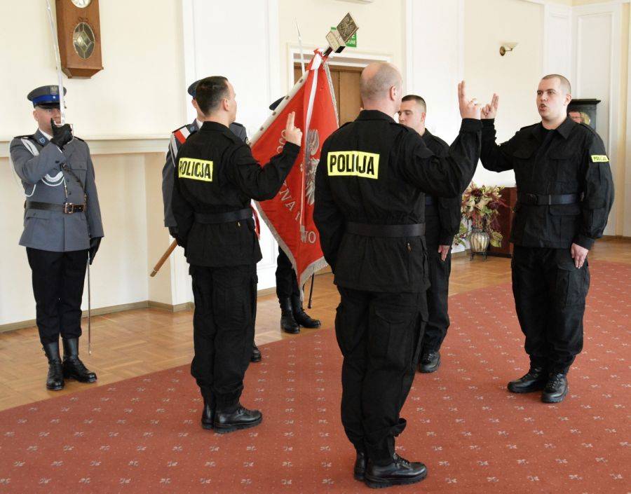 Nowi policjanci w szeregach podlaskiej Policji