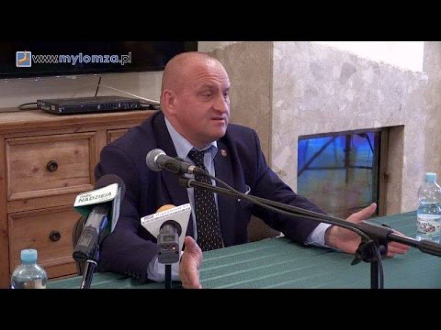 Marian Kowalski, kandydat na prezydenta RP z wizytą w Łomży [VIDEO]
