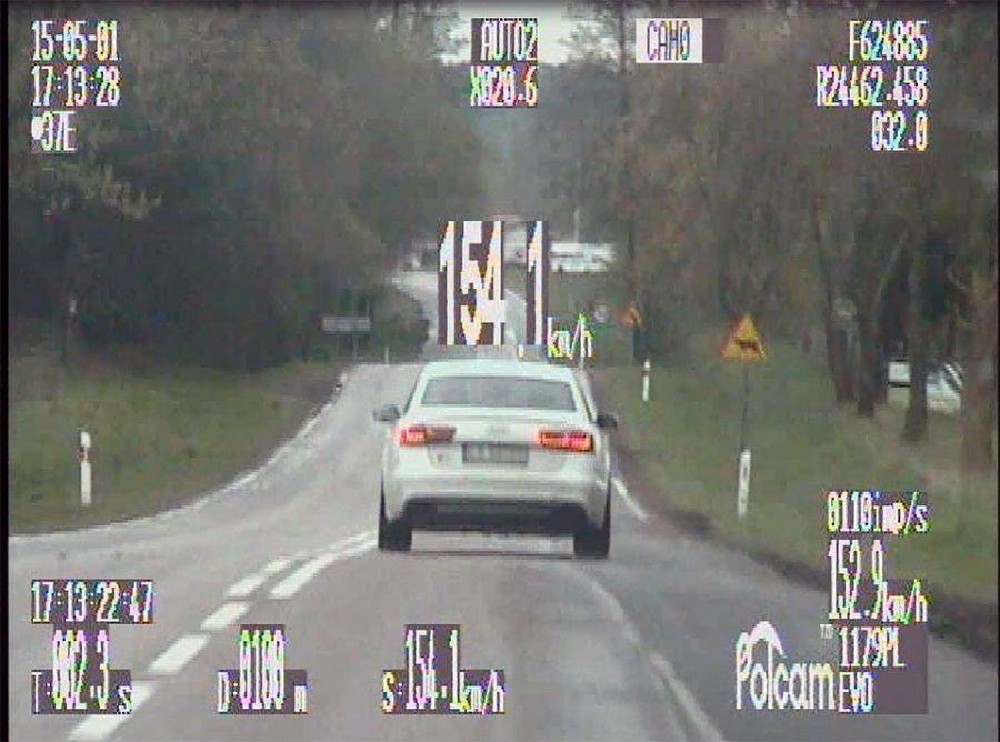 154 km/h między Łomżą a Zambrowem [VIDEO]