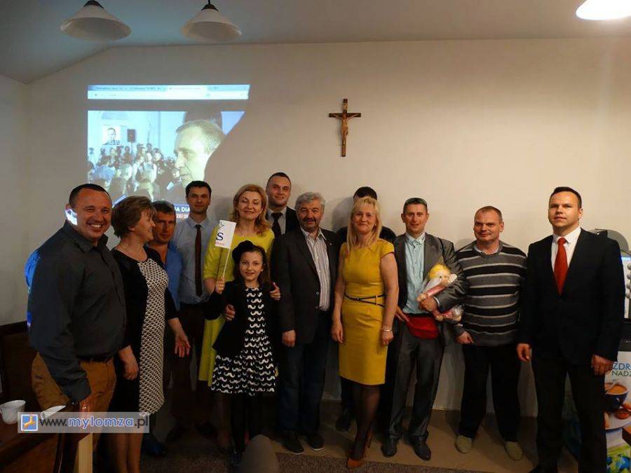 Wieczór wyborczy w łomżyńskim sztabie Andrzeja Dudy [FOTO]