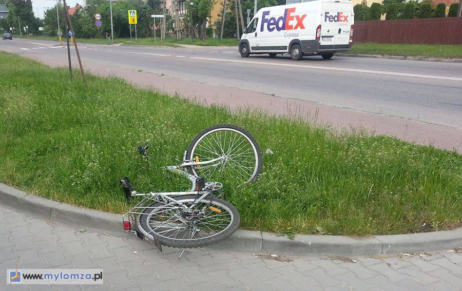 Rowerzystka potrącona na Wojska Polskiego