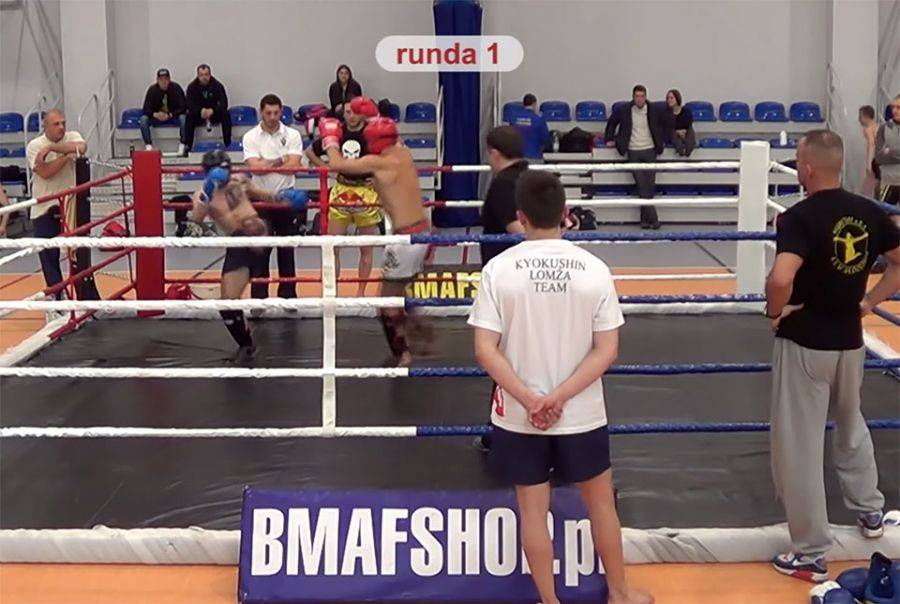 Łomżyńscy karatecy zadebiutowali w K-1 [VIDEO]