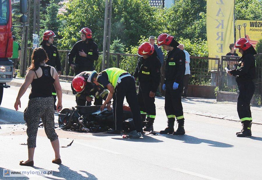 Groźny wypadek na skuterze [FOTO]