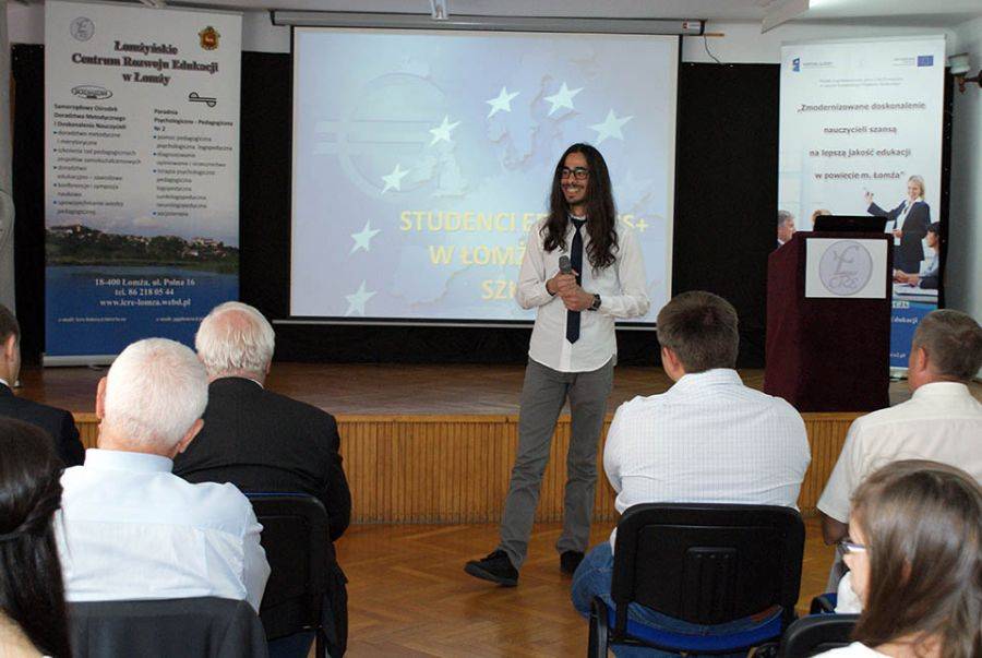 Studenci Erasmus+ w łomżyńskiej szkole – podsumowanie drugiej edycji projektu [FOTO]
