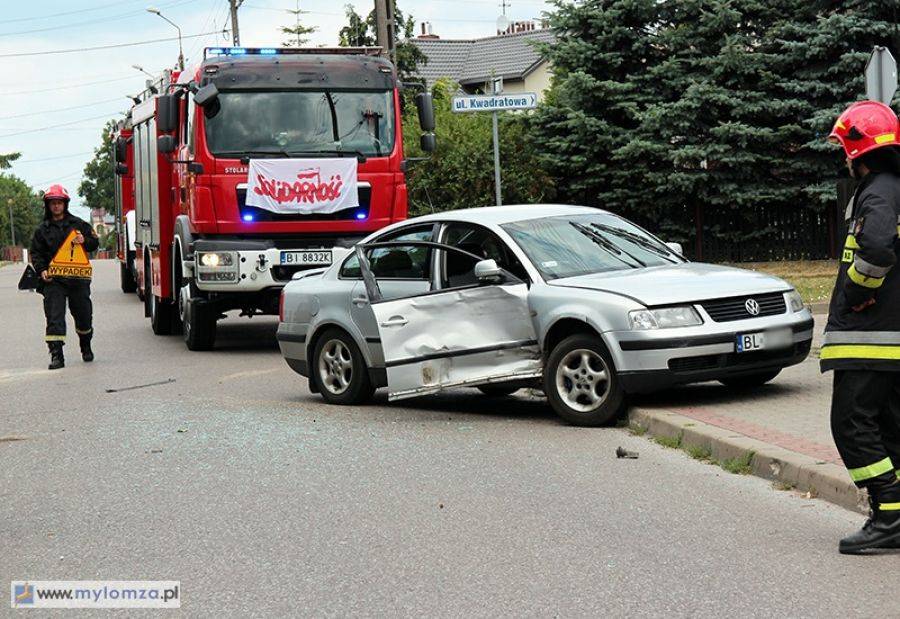 Wypadek na Wesołej, kolizja na Legionów