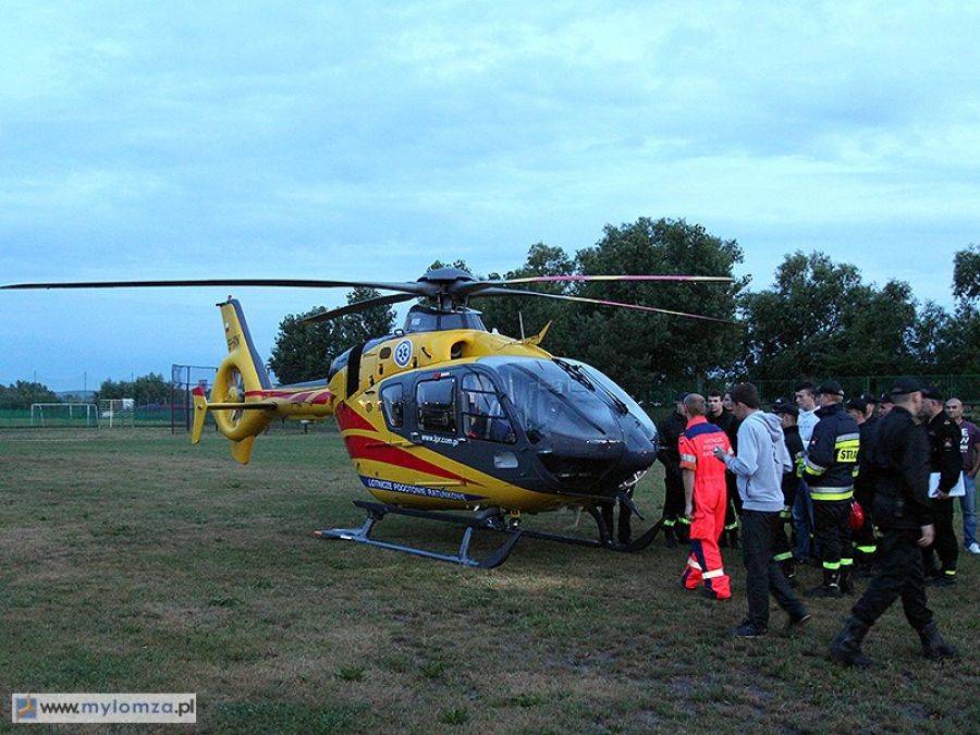 Nocne lądowanie śmigłowca LPR [VIDEO i FOTO]
