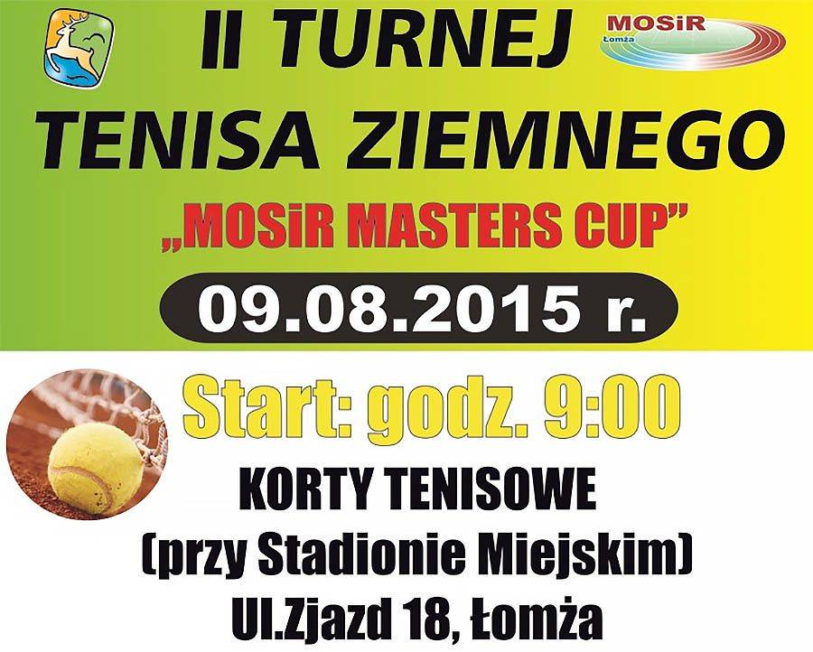 II Turniej Tenisa Ziemnego - MOSiR MASTERS CUP. Ruszyły zapisy