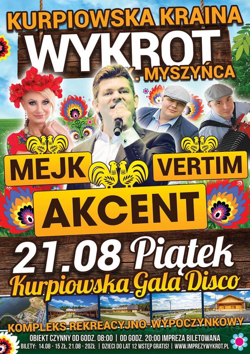 Kurpiowska Gala Disco w Wykrocie już w piątek!