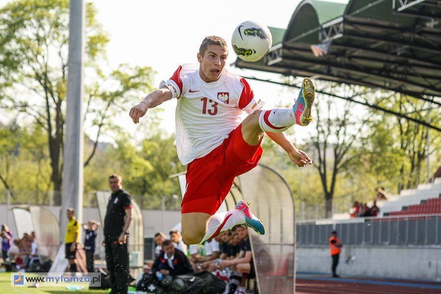 Mecz Reprezentacji U-19 Polski i Słowenii w Łomży