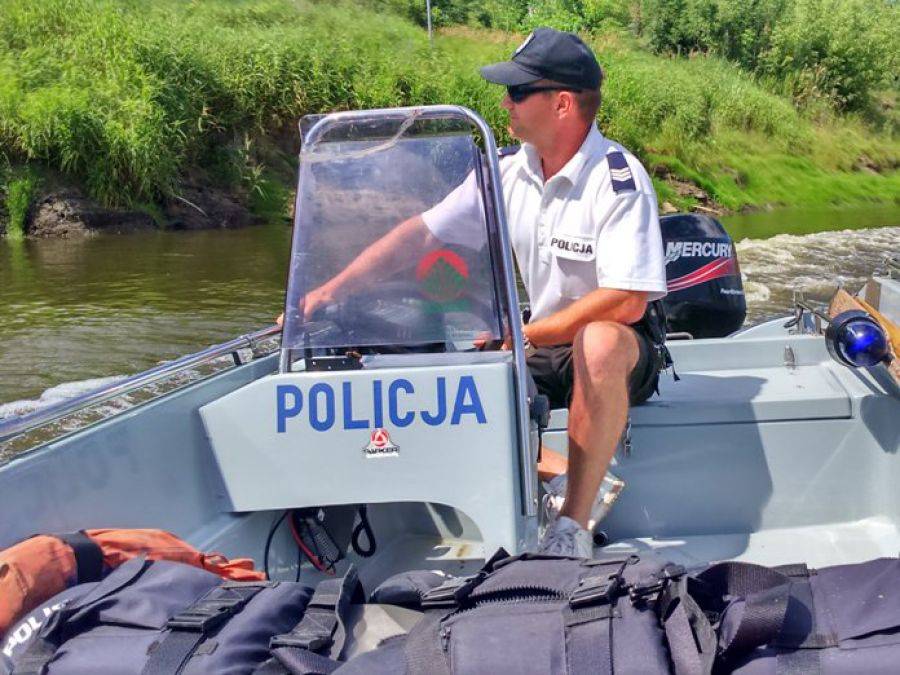 Policyjne działania profilaktyczne na Plaży Miejskiej
