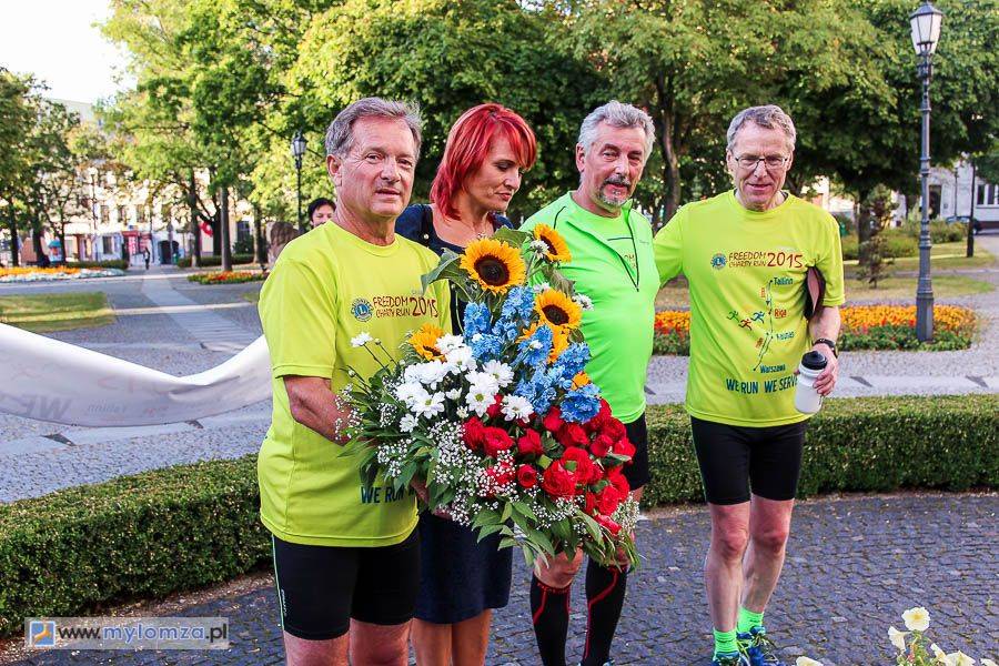 Uczestnicy Freedom Charity Run przebiegli przez Łomżę [FOTO]