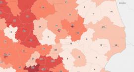 Łomża znów na bordowo. 76 zakażeń i 3 zgony w mieście