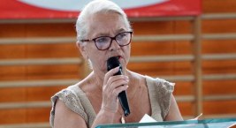 Hanka Gałązka z tytułem Honorowego Obywatela Rejonu Solecznickiego